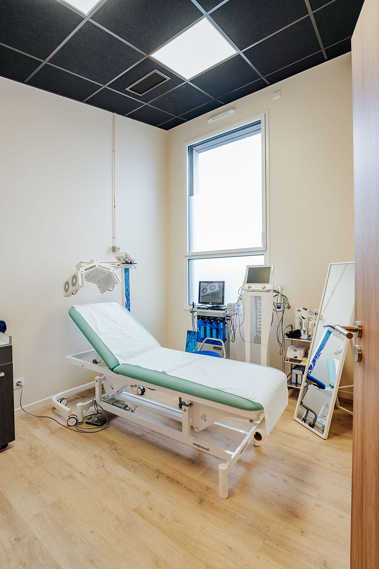 Salle de soins esthétique au Carré Esthétique Inkermann de Niort